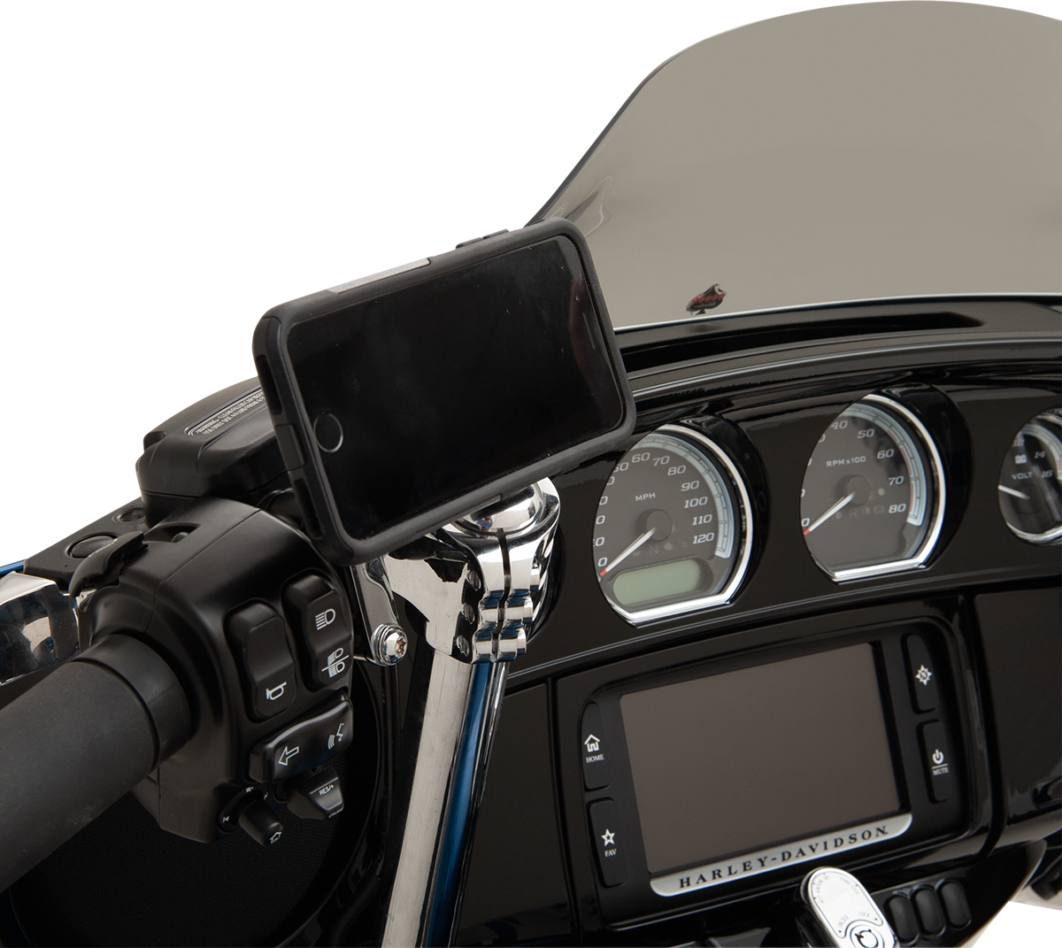 Klock Werks iOmounts™ Device Mount - Switch Mount - Chrome