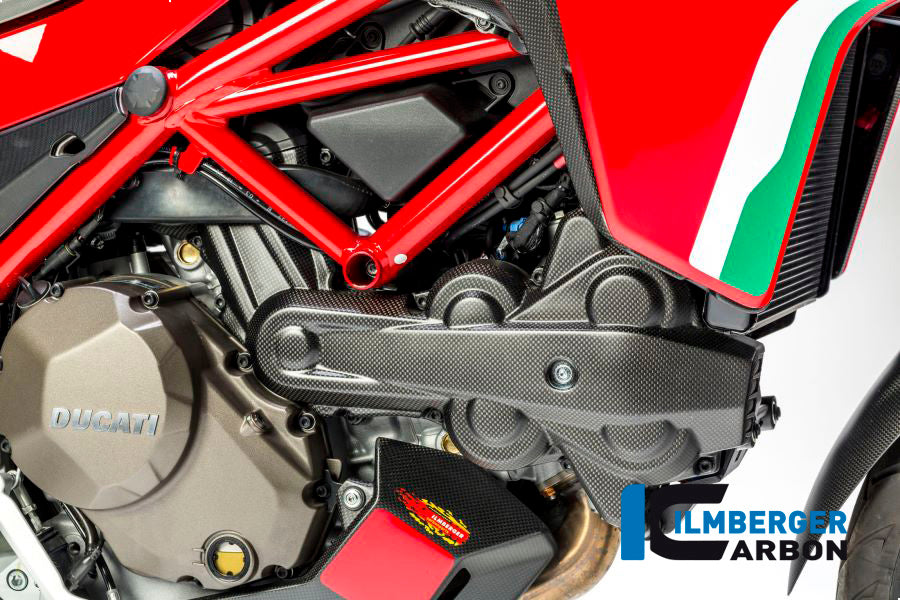 Ilmberger Carbon Horizontal Timing Belt Cover Ducati MTS 1200 2015 - Matte