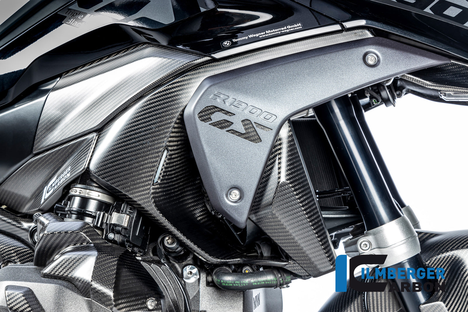 Ilmberger Carbon Air Vent Cover Right BMW R 1300 GS - Matte / Twill