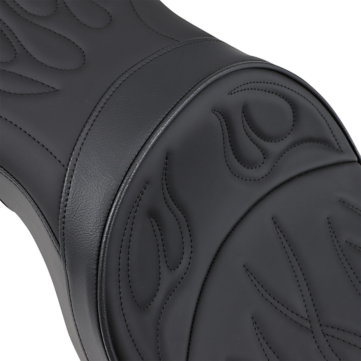 Drag Specialties Seats Low Profile Seat - Flame Stitched - XL '04-'22