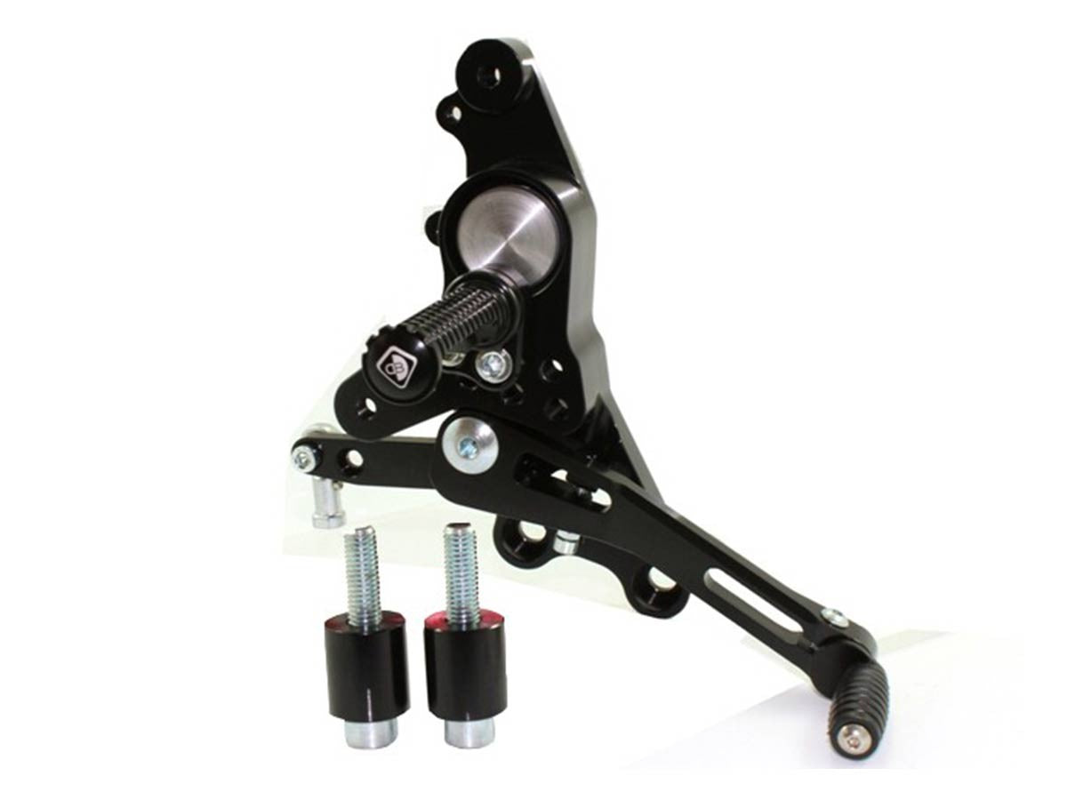 Ducabike DBK PRHM02 Pilot Rearset - BLACK-GOLD
