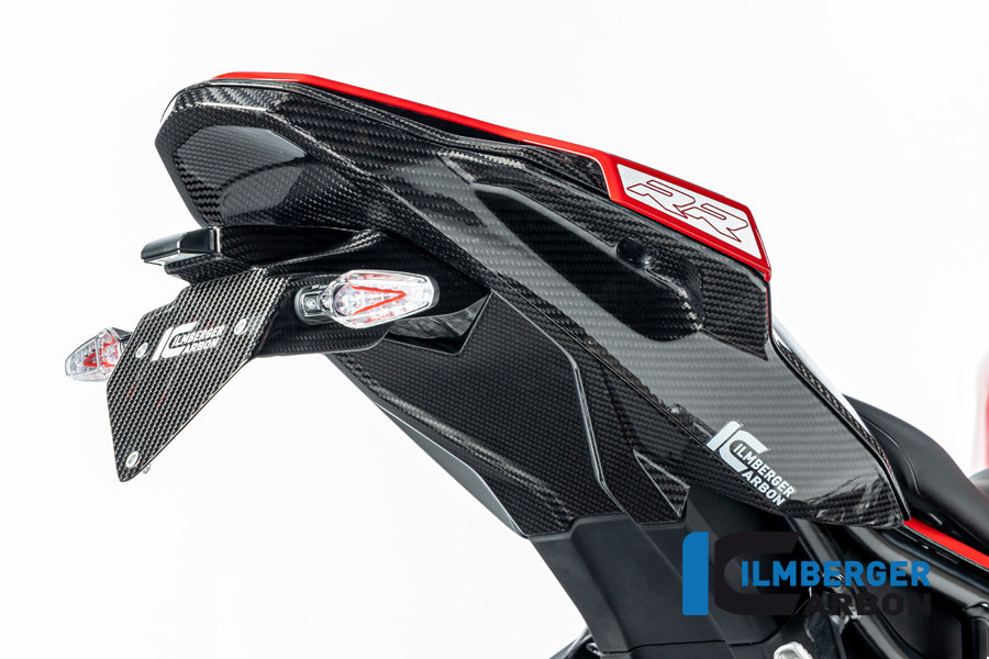 Ilmberger Carbon Rear Lower Seat Under Tray BMW M1000RR 2023-2026 - Gloss / Twill