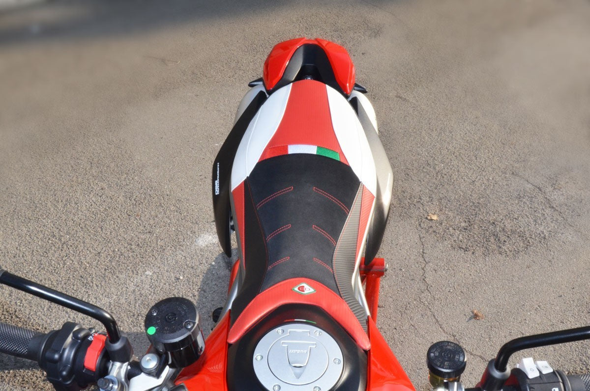 Ducabike DBK CSHMC02 Hypermotard 950 Comfort Seat Cover - BLACK-RED