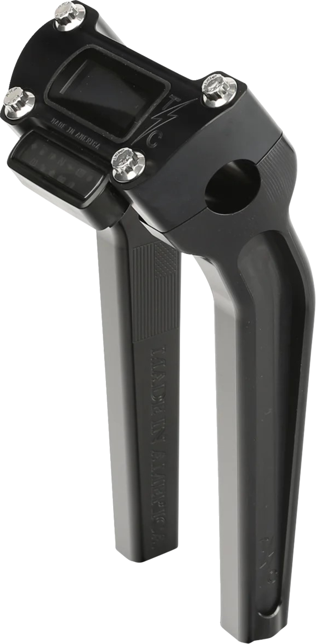 Thrashin Supply CO. Handlebar Risers - Pull Back - 9-1/2" - Black
