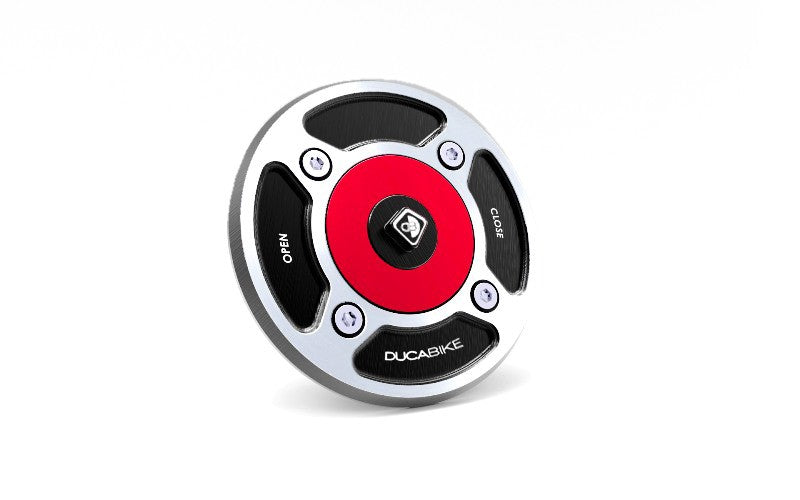 Ducabike DBK Tsb07 Fuel Tank Cap - BLACK-RED