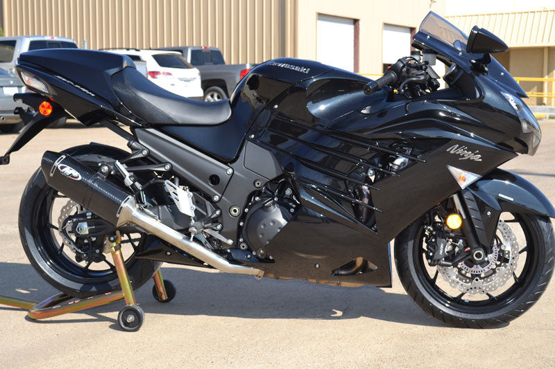 M4 Exhaust 2012 ZX10R Slip On MC36 Carbon