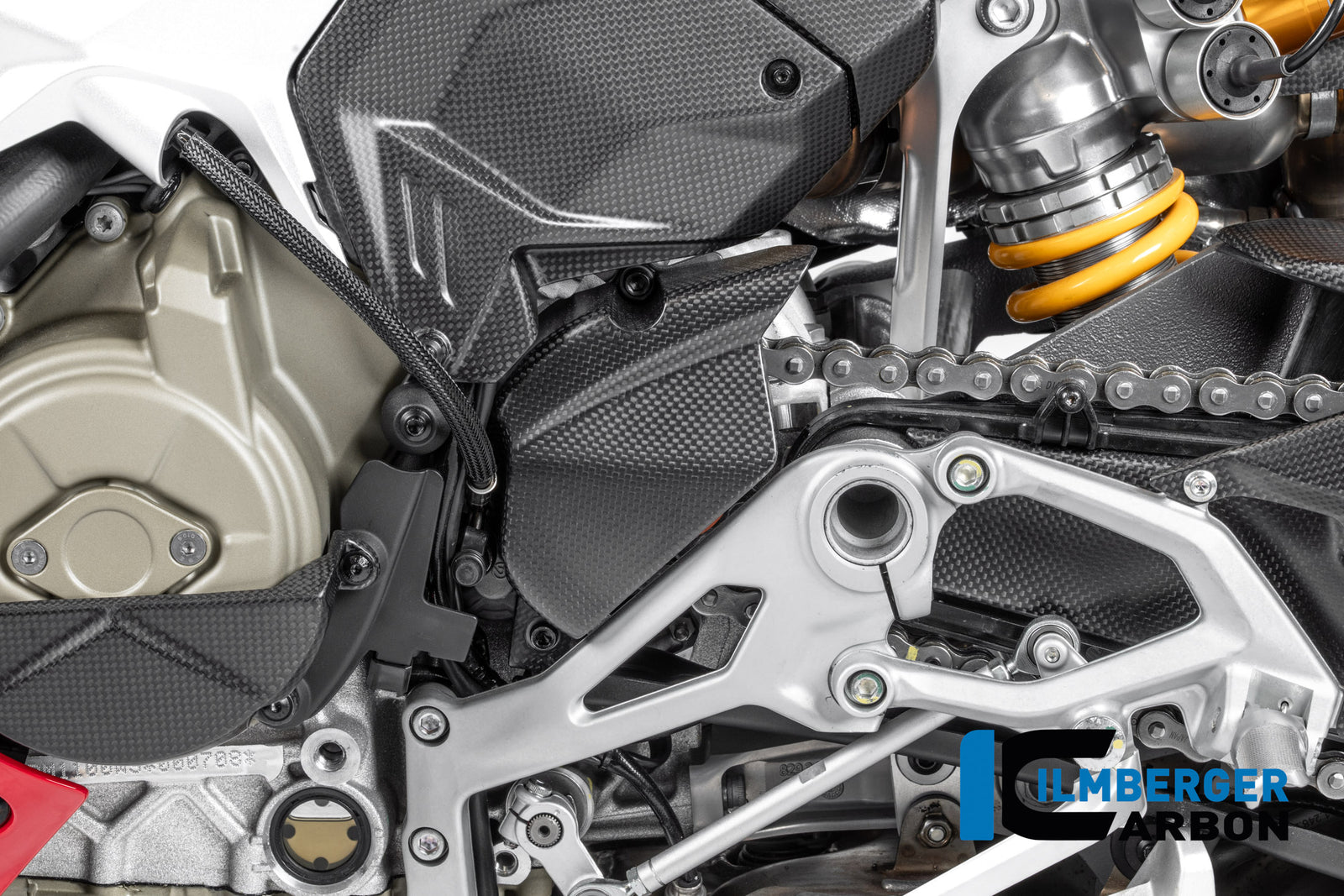 Ilmberger Carbon Sprocket Cover Ducati Panigale V4 2025-2026 - Matte / Plain