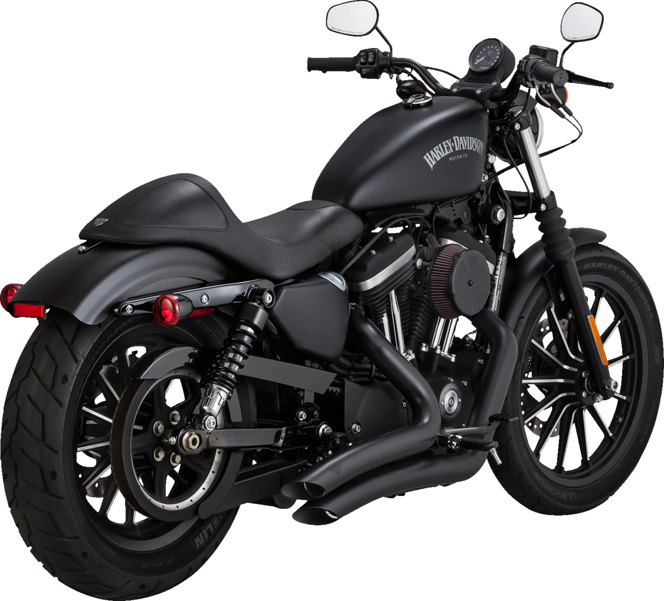 Vance & Hines Big Radius Exhaust System - Black