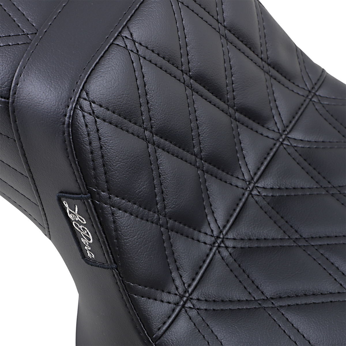 Le Pera Tailwhip Seat - Double Diamond - Black - FXR '82-'94