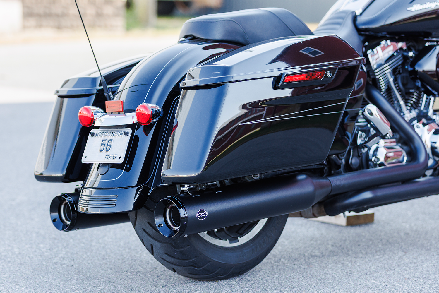 S&S Cycle 4-1/2" GNX Slip-On Mufflers