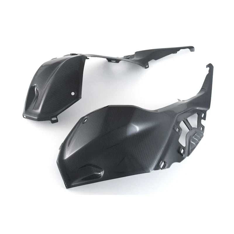 Fullsix Carbon Fiber Tank Side Fairing Set With Insert For BMW S1000R M1000R