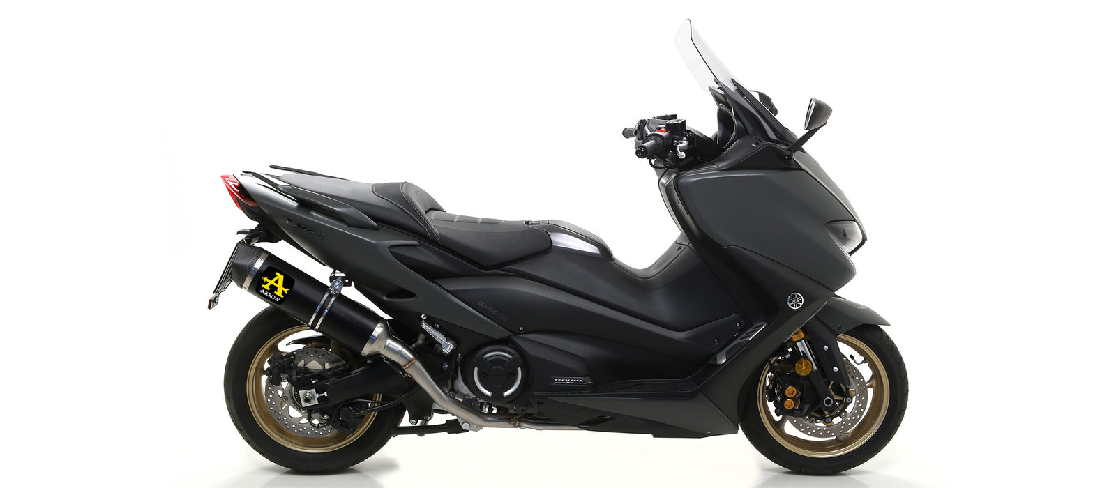 Full System With Race-Tech Aluminium Dark" Slip On"