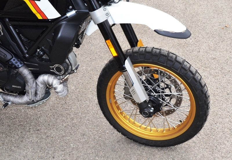 Ducabike DBK PAR01 Scrambler Fork Protection - SILVER