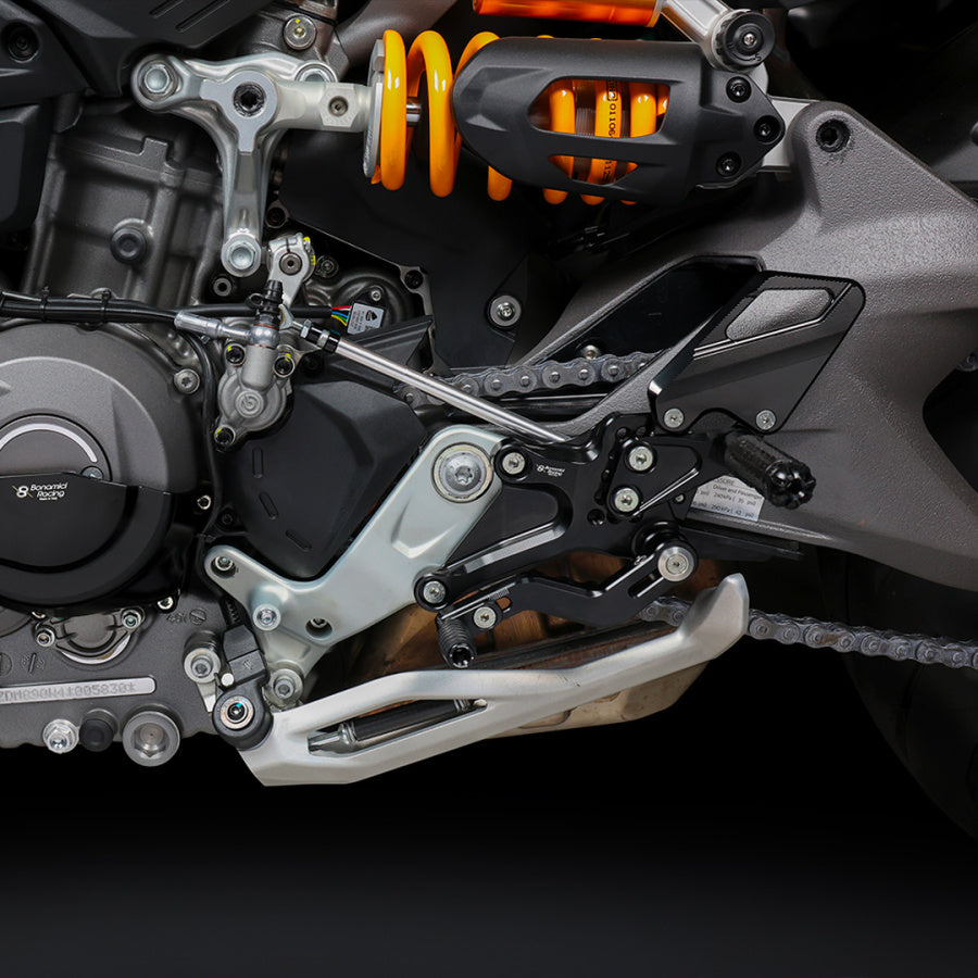 Bonamici Racing Adjustable Rearsets - Ducati Streetfighter V2 - V2S