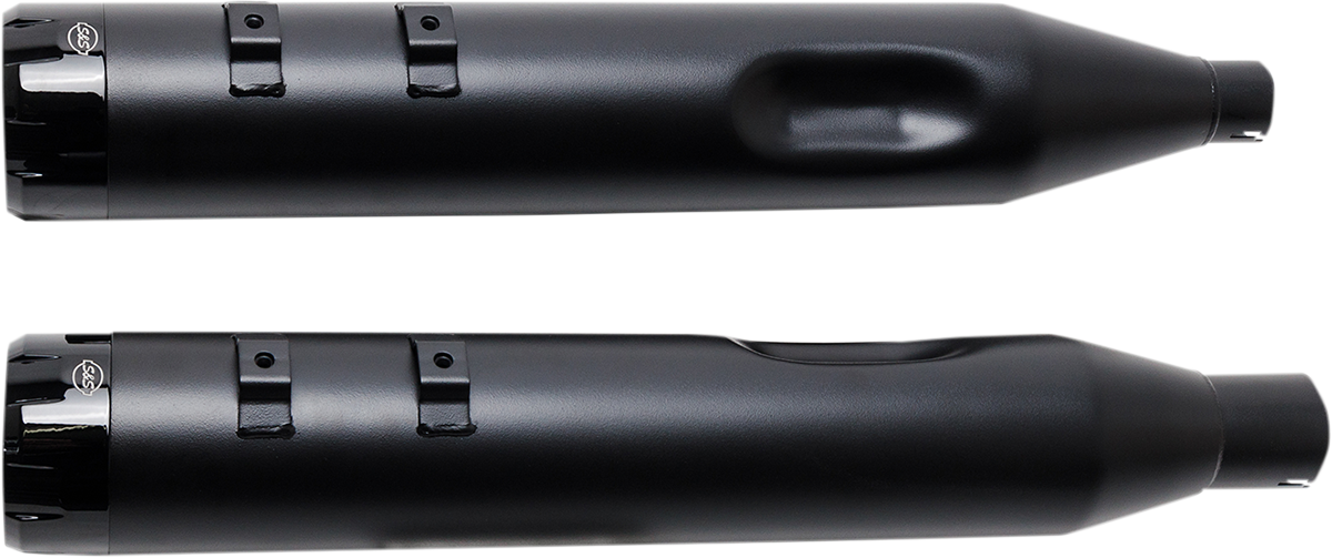 S&S Cycle 4-1/2" MK45 Performance Mufflers - Black Thruster