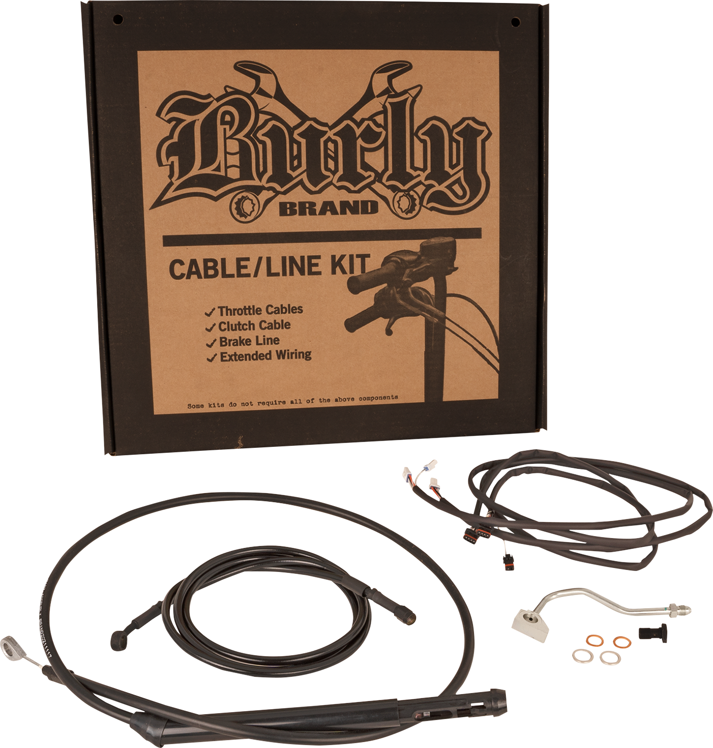 Burly Brand Touring Model Control Kit - Bagger - 15" - Black
