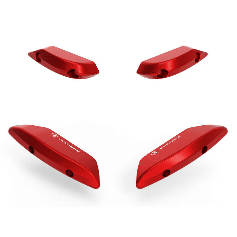 Ducabike DBK 3D Wing Delete Block Off Plates For Ducati Streetfighter V4 V4S - Red