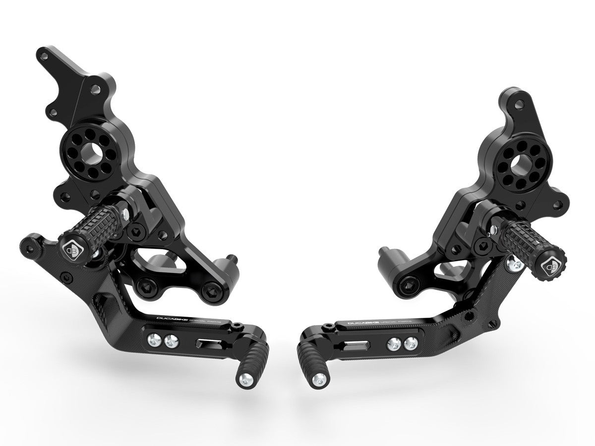 Ducabike DBK PRHM9501 HM 950 Adjustable Rearset - BLACK-BLACK