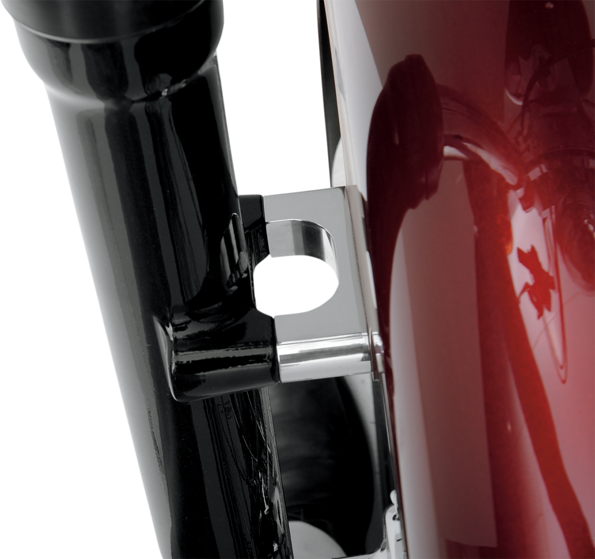 Klock Werks Hugger Front Fender Mounting Blocks - For 21" Wheels - Chrome