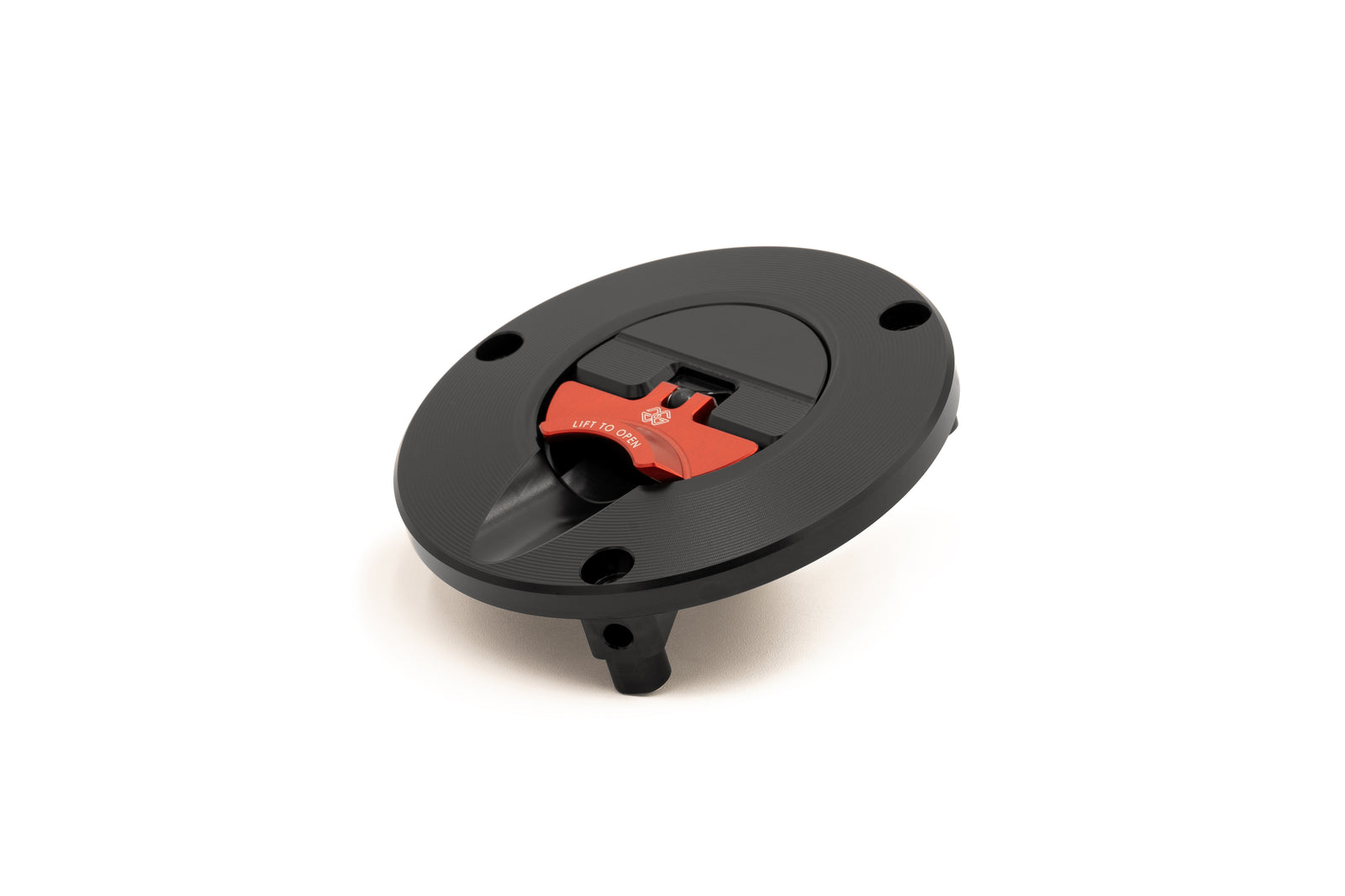 Gilles Tooling FCAP2 – Quick-Release Fuel Cap, Black Red