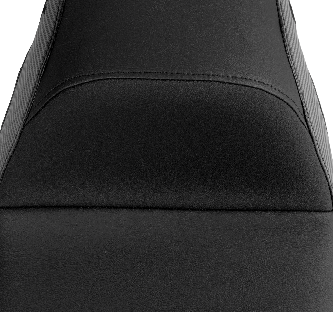Slyfox Drifter Seat - Black Logo - Smooth Vinyl - Carbon Fiber - FL '08-'23