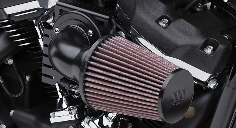 Cobra Cone Air Intake - Black - Softail