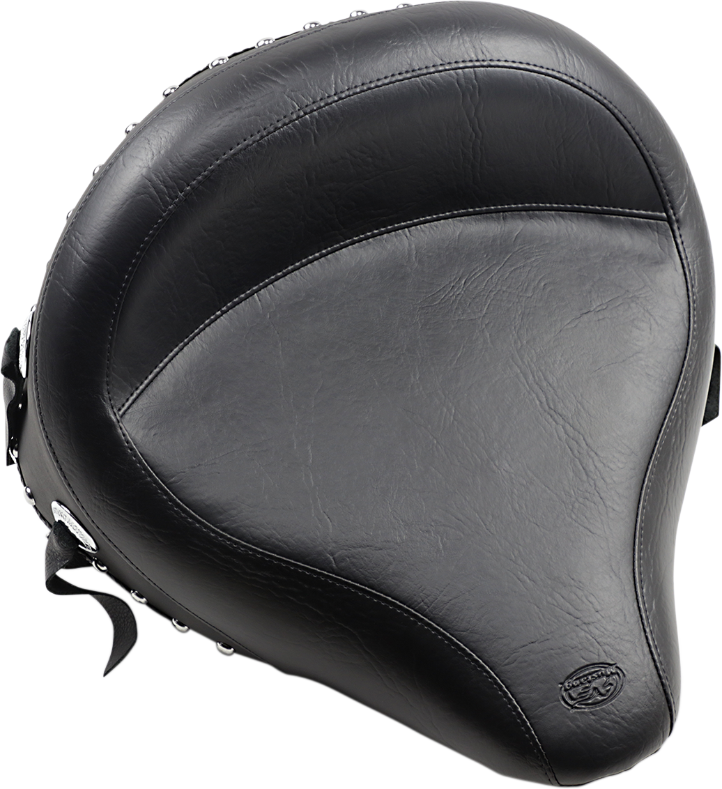 Mustang Wide Studded Solo Seat - Softail '84-'99
