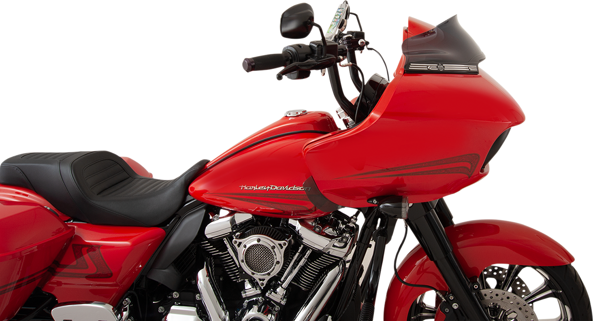 Klock Werks Sport Flare® Windshield - 6" - Dark Smoke - '15-'25 FLTR