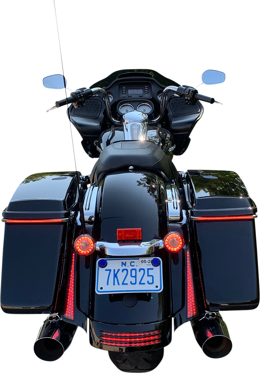 Custom Dynamics Fascia LED Light Panels - Black/Smoke