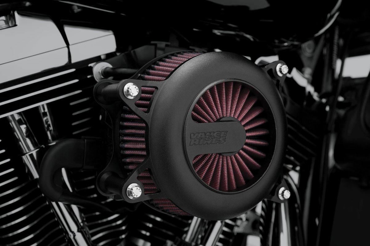 Vance & Hines VO2 Rogue Air Intake Kit - Wrinkle Black