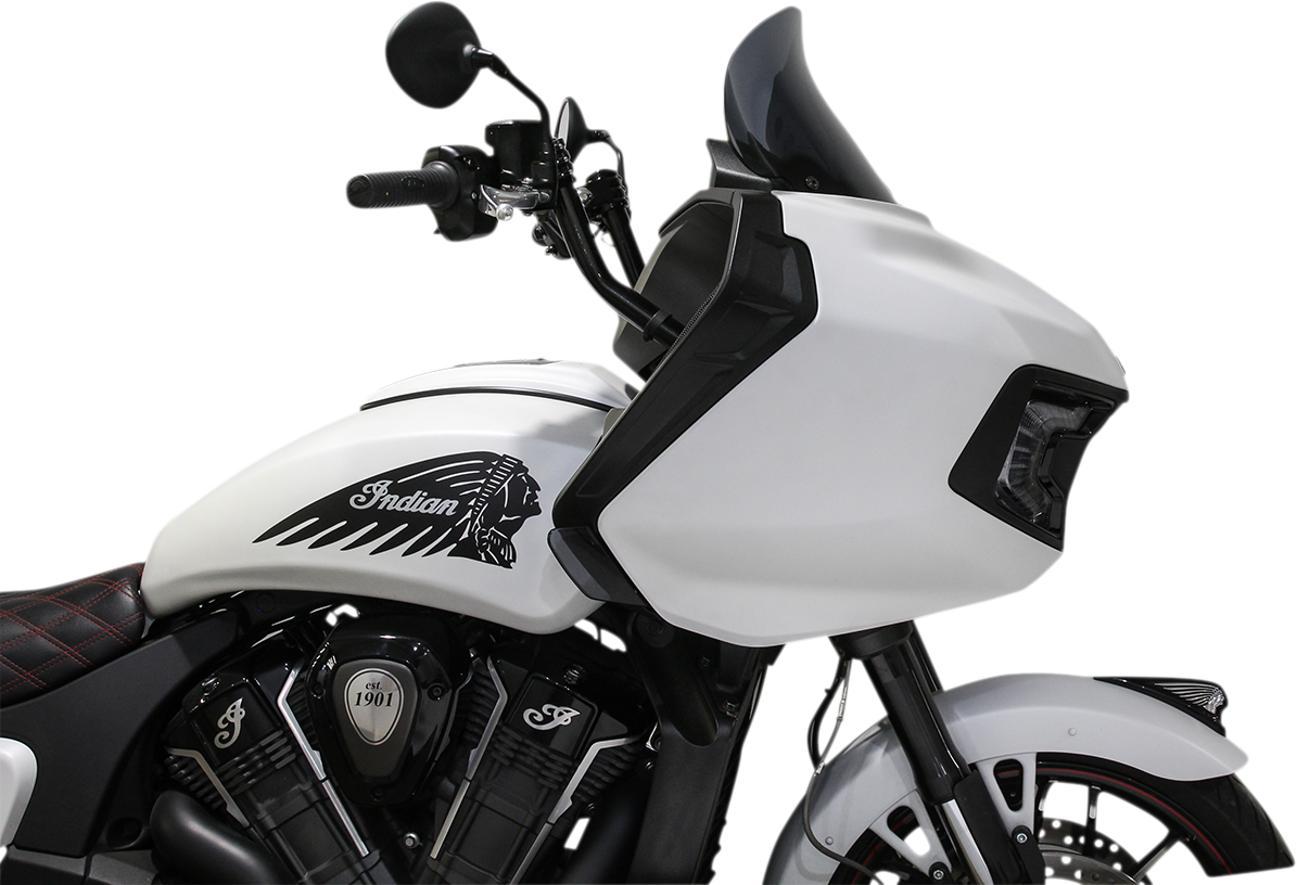 Klock Werks Flare® Windshield - 11" - Dark Smoke - '20-'25 Indian