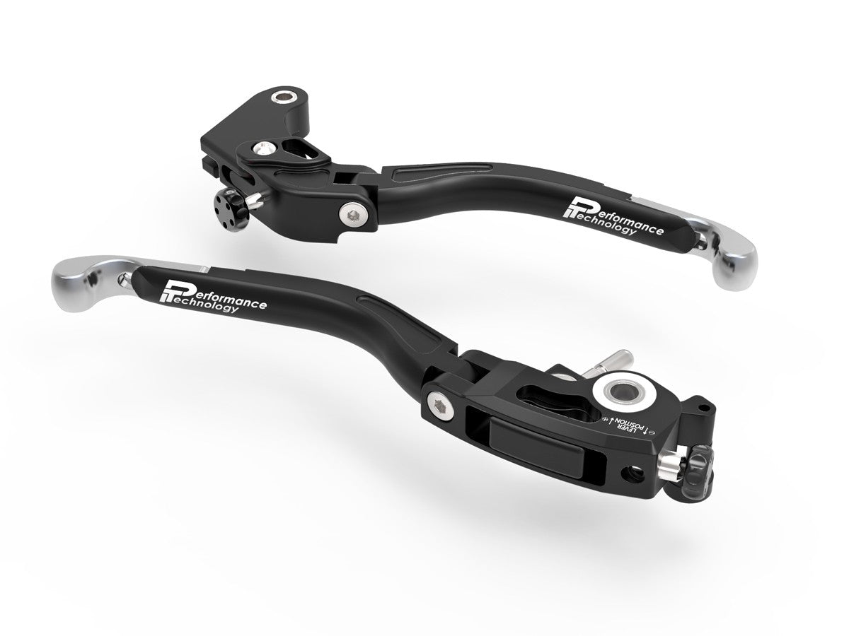 Ducabike DBK L14 Evo Brake + Clutch Levers - BLACK-SILVER