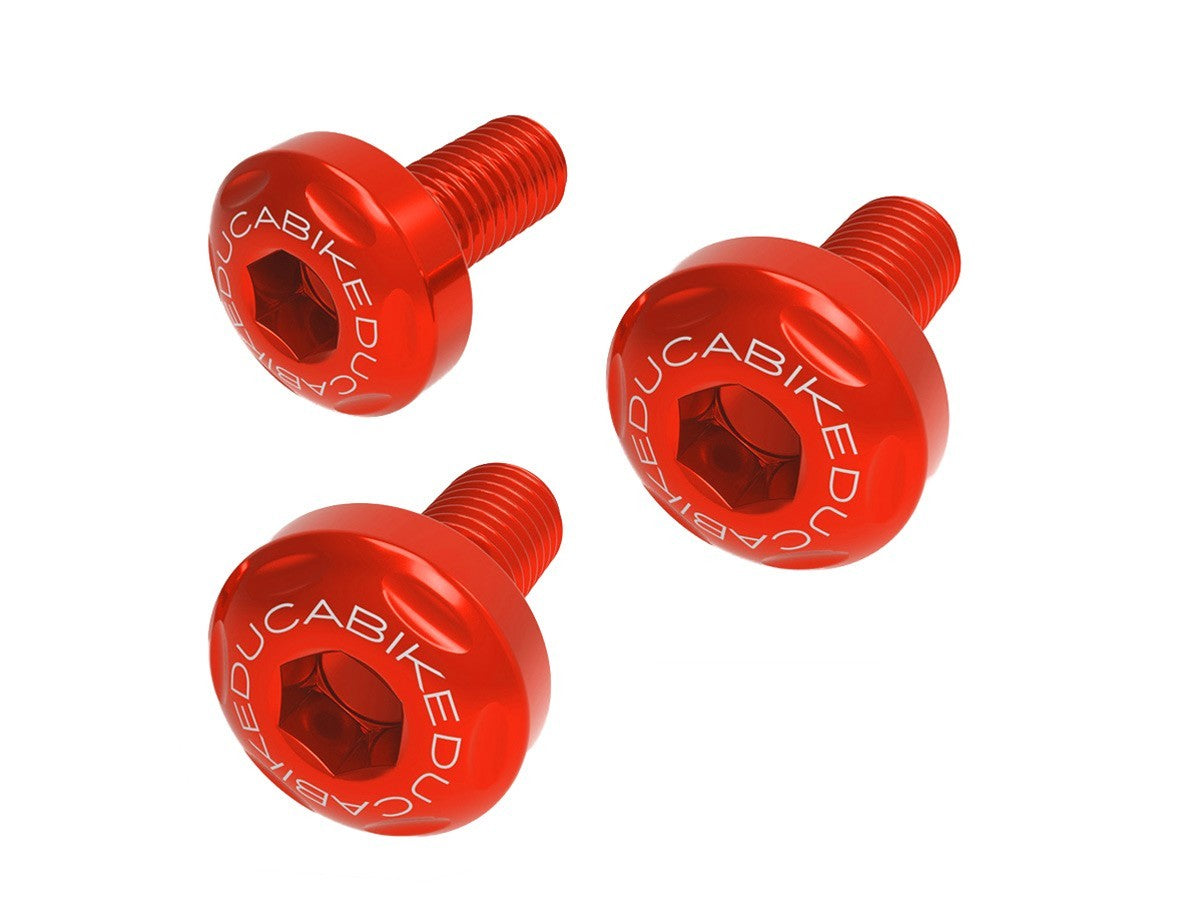 Ducabike DBK KVT25 SFV2 Shock Absorber Cover Screws Kit - RED