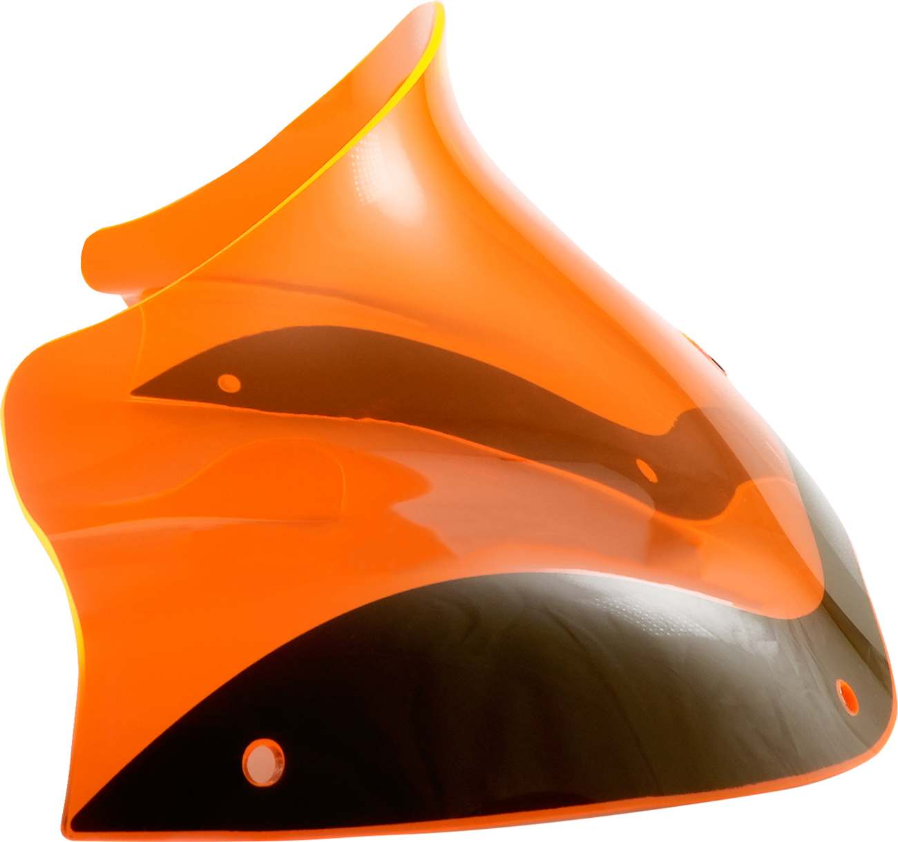 Klock Werks Ice Flare® Windshield - 8" - Orange Ice - '98-'13 FLTR