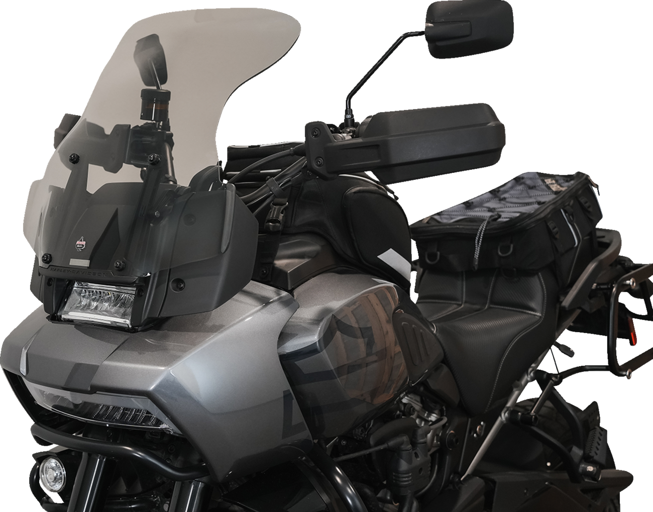 Klock Werks Flare® Windshield - 15-1/2" - Tint - '21-'25 Pan America