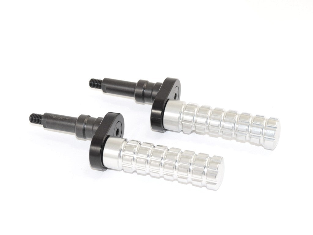 Ducabike DBK PPSCRA02 Adjustable Foot Pegs Scrambler - SILVER