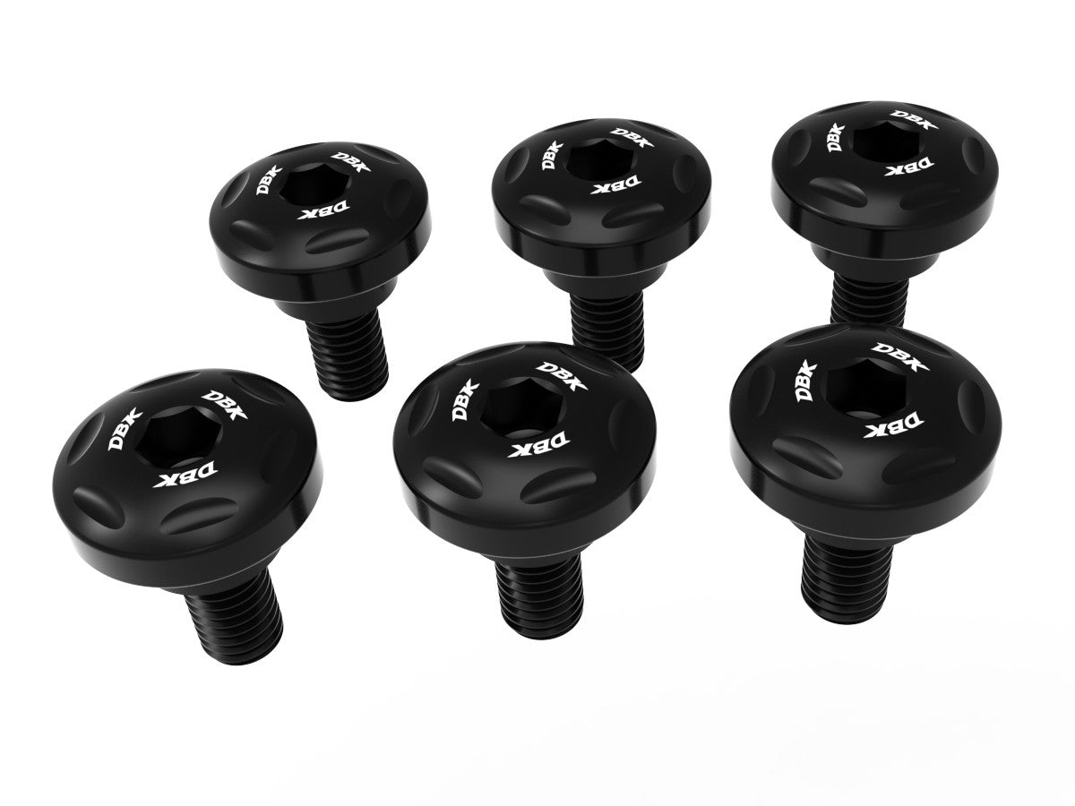 Ducabike DBK KVT83 HM 698 Front Fork Covers Screws Kit - Black