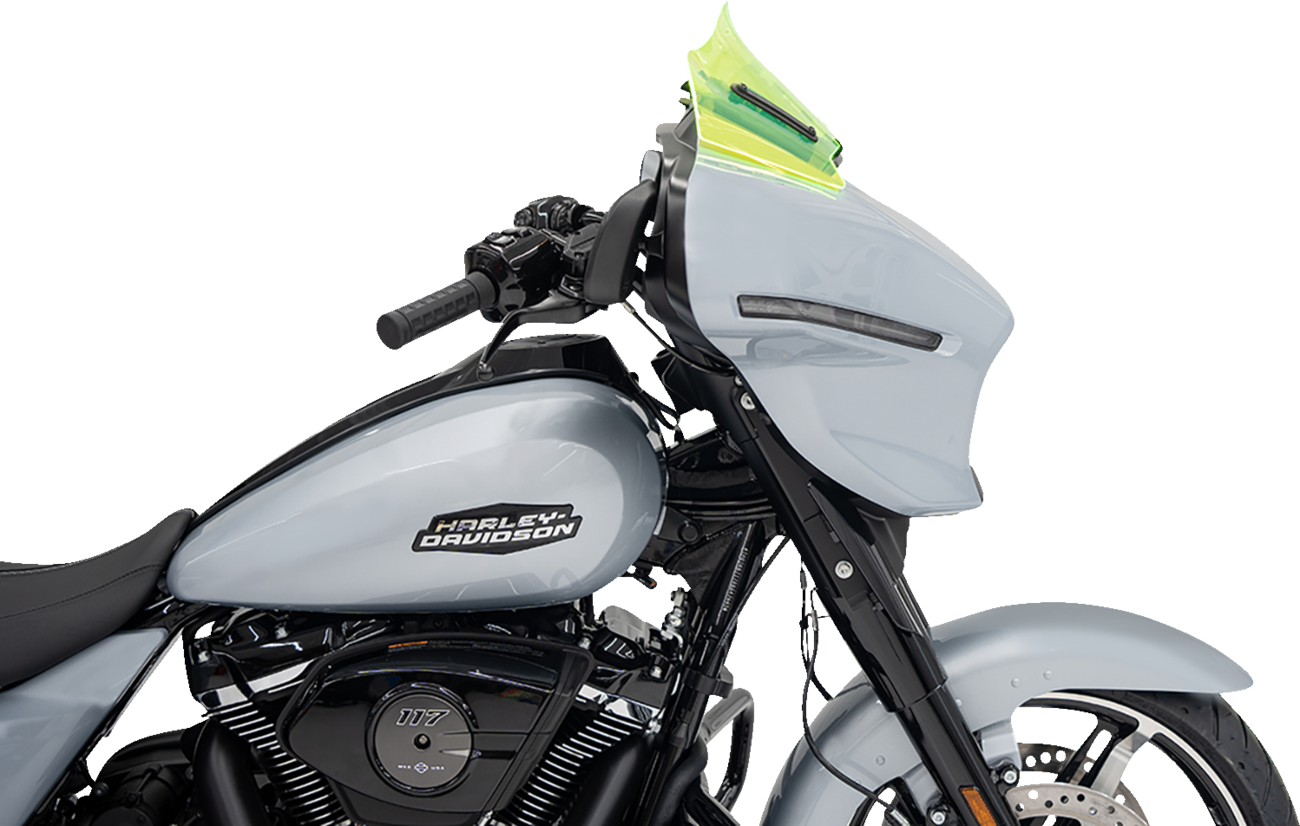 Klock Werks Ice Flare® Windshield - 8" - Green Ice - FLHX