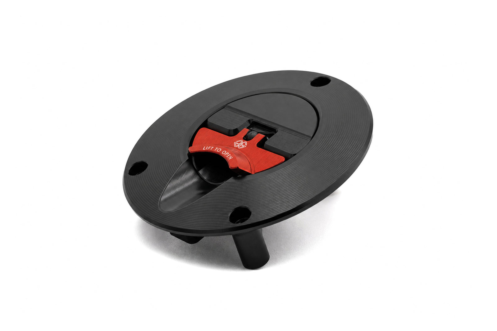 Gilles Tooling FCAP2 – Quick-Release Fuel Cap, Black Red
