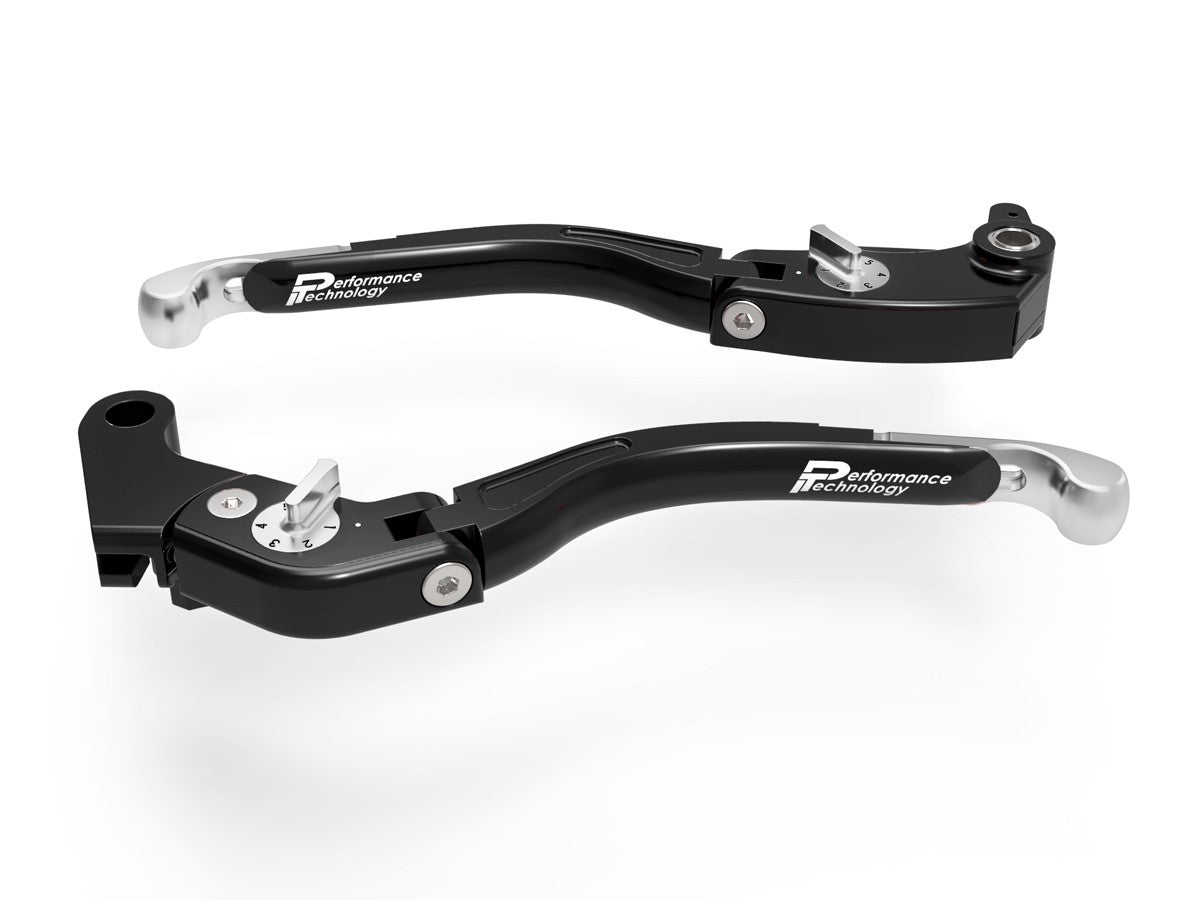 Ducabike DBK LEA11 Brake / Clutch Adjustable Levers Eco GP 2 - BLACK-GREY