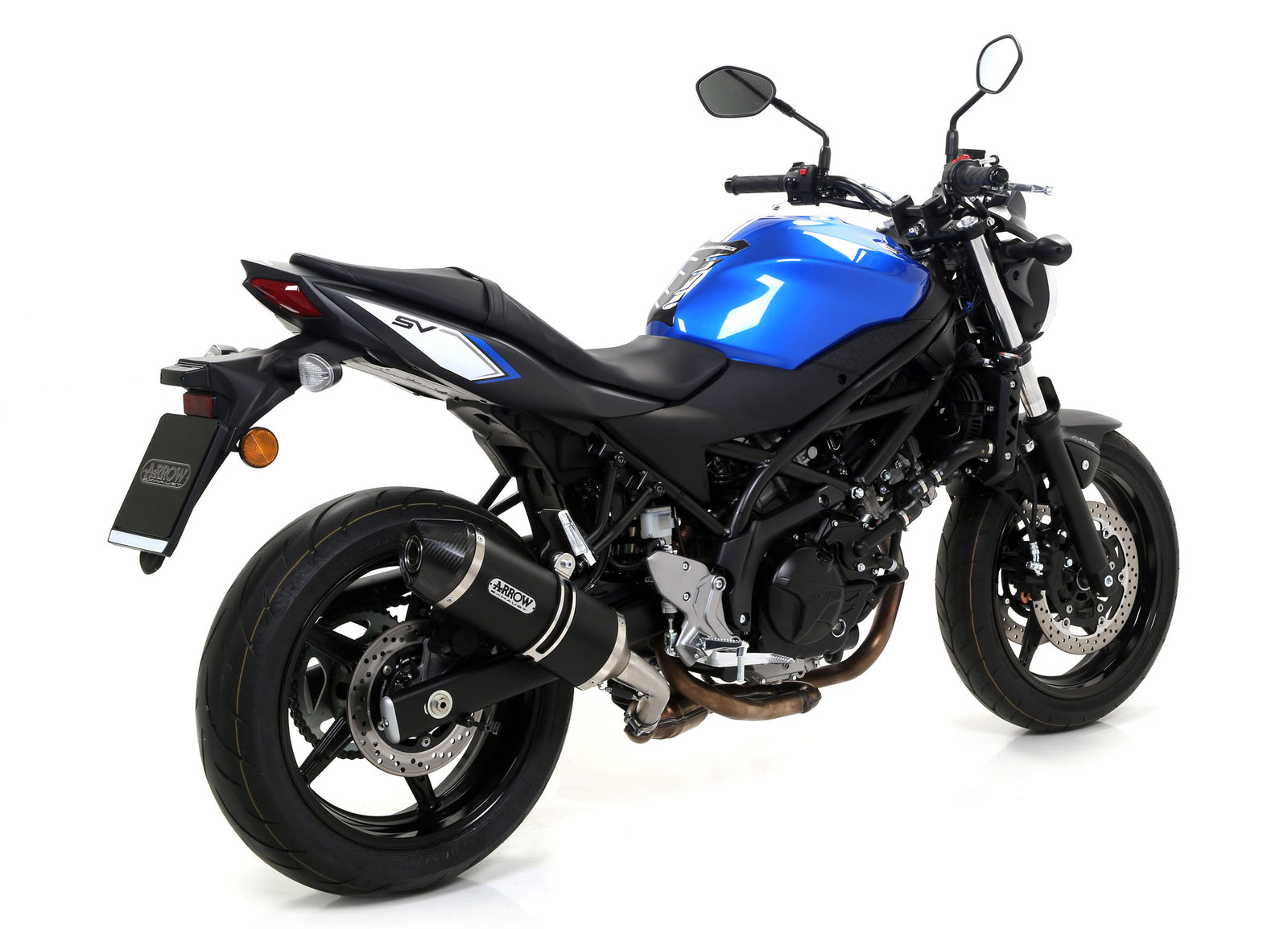 Race-Tech Aluminium Dark" Slip On With Carbon End Cap"