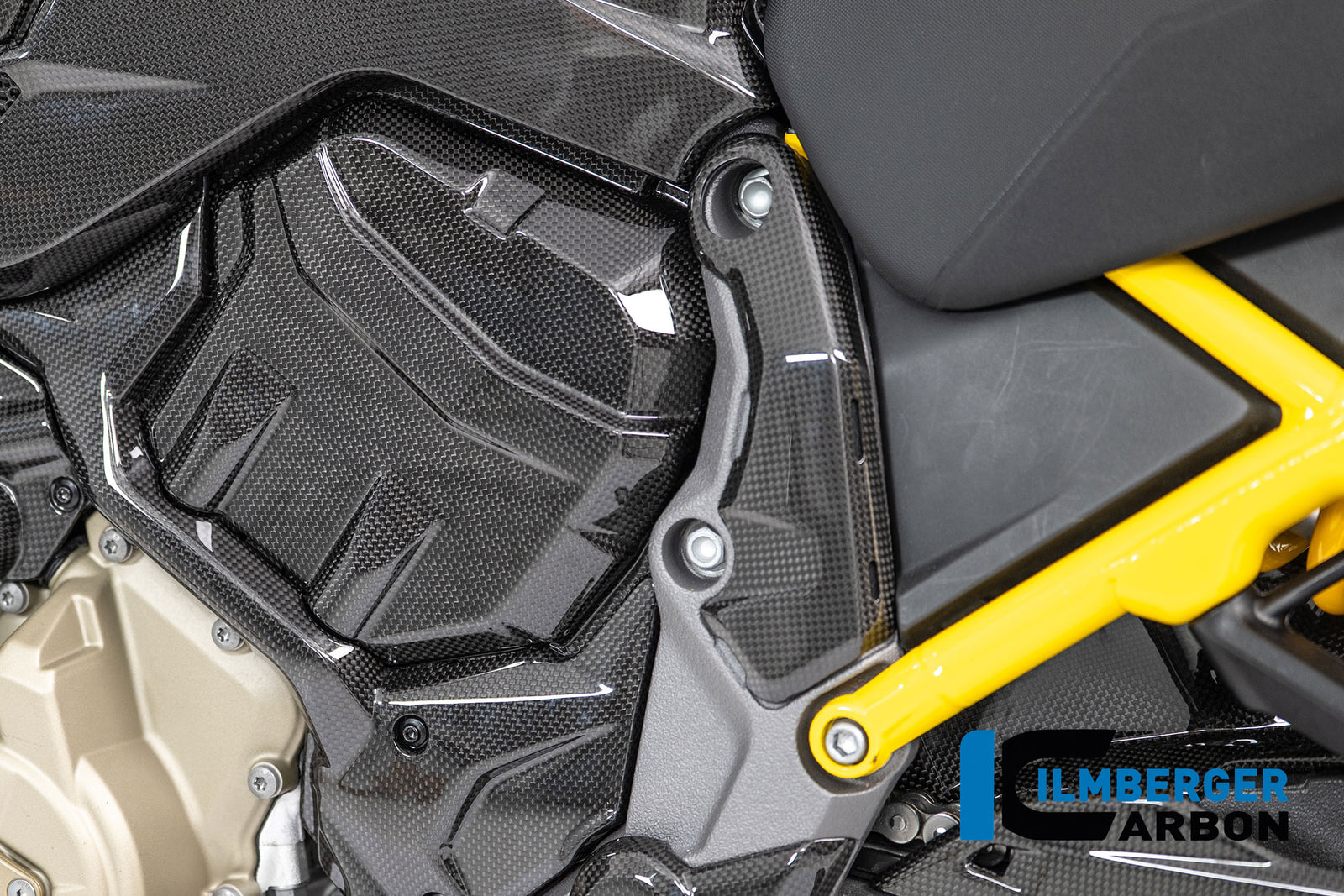Ilmberger Carbon Upper Frame Cover Left Carbon Glossy Ducati Multistrada V4 2025