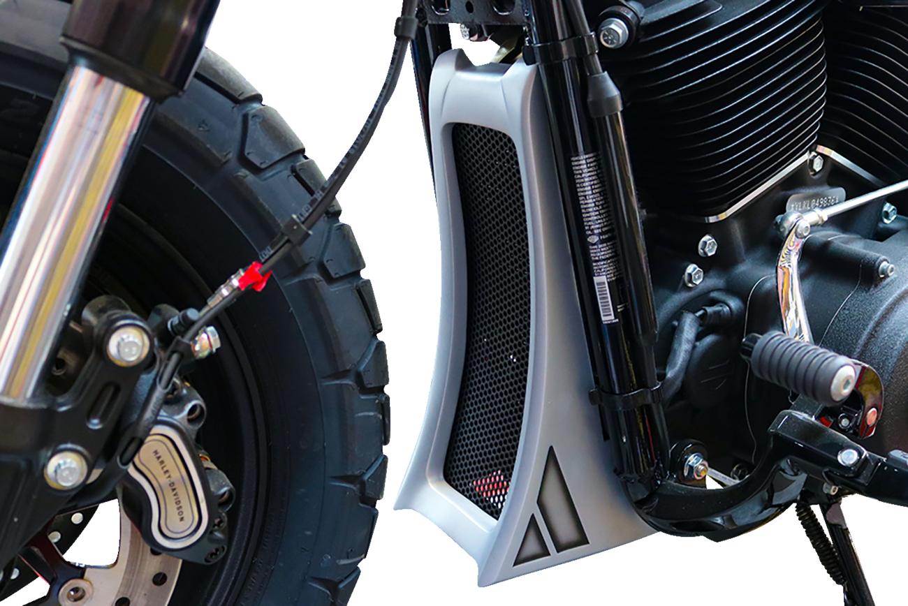 Paul Yaffe Bagger Nation Chin Spoiler - Black Stash - HD Softails