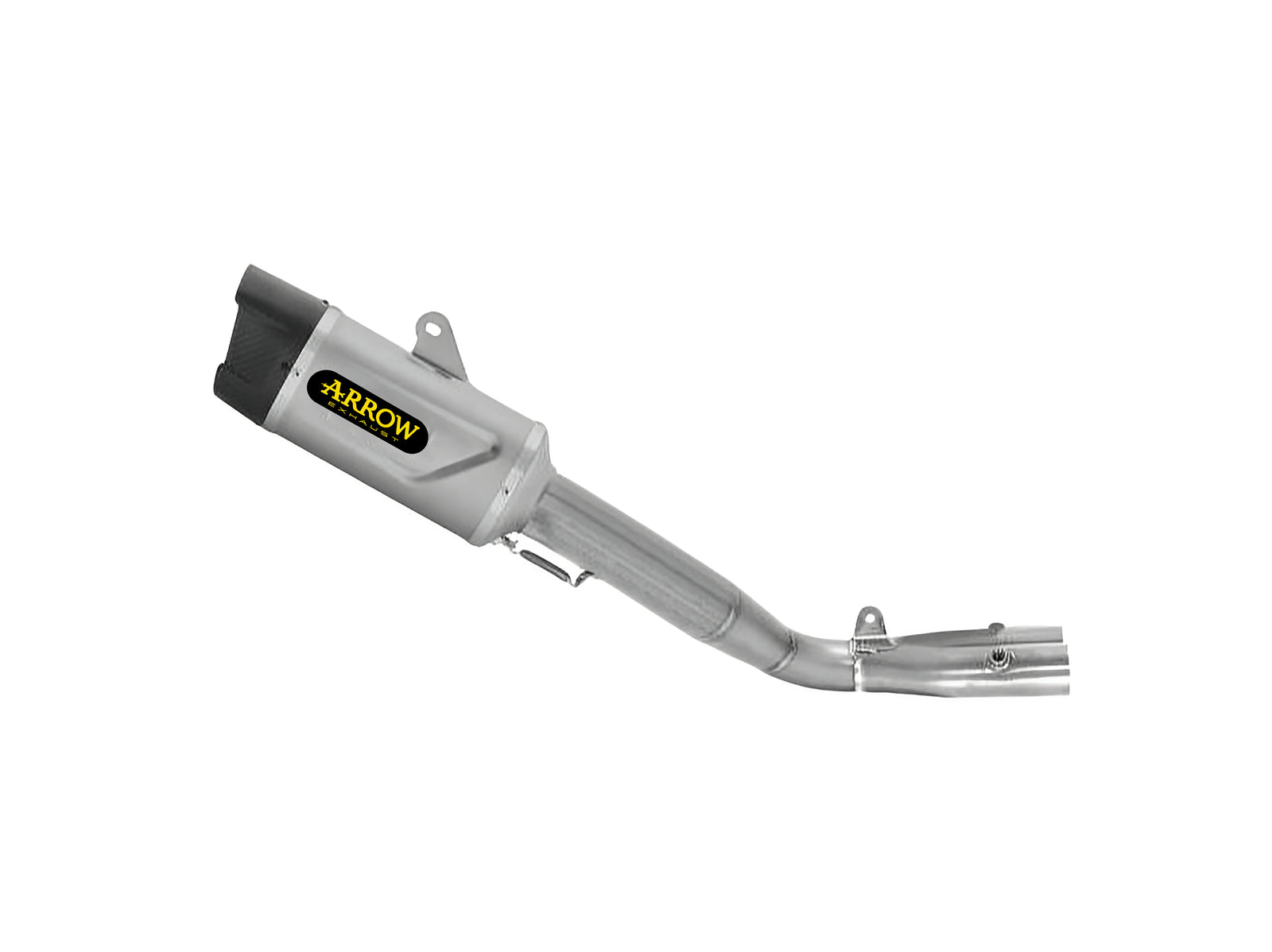 Arrow 71247HK Half System Racing - Indy Race Evo Titanium Slip On + Titanium Link Pipe Ø60Mm.