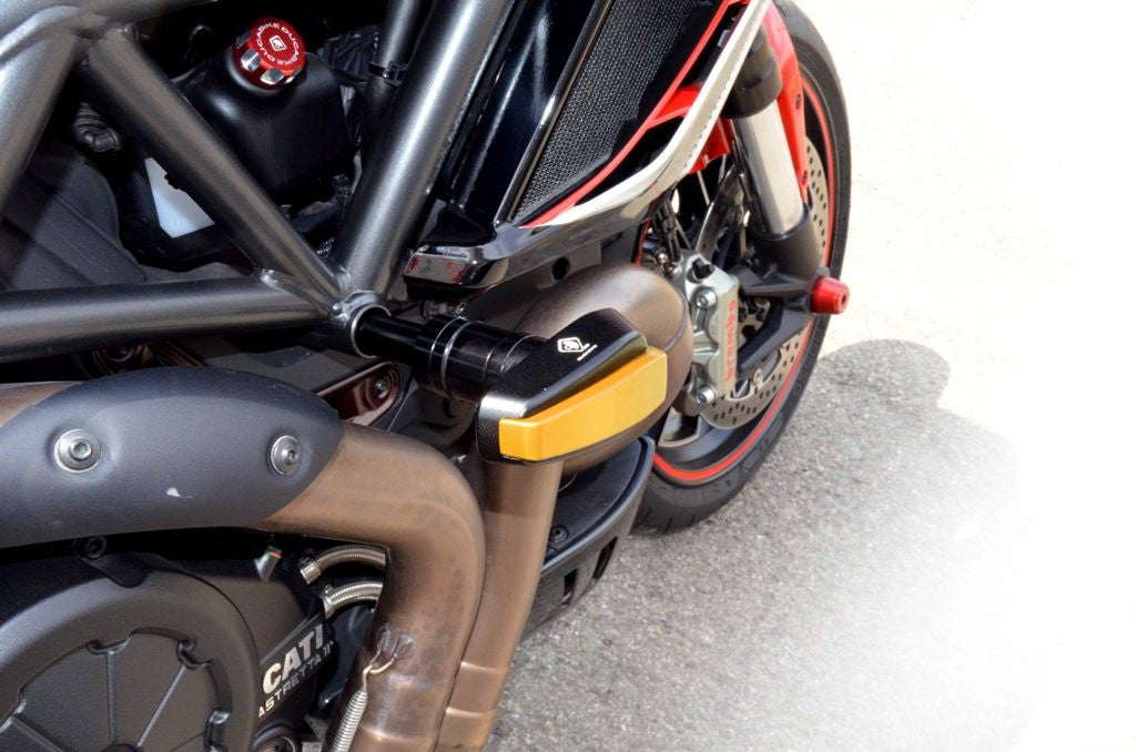 Ducabike DBK Ptdv01 Diavel Protection Frame - BLACK-GOLD