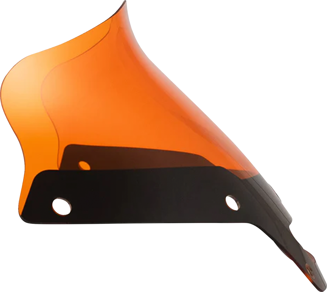 Klock Werks Kolor Flare® Windshield - 6" - Orange - '22-'25 FXLRST
