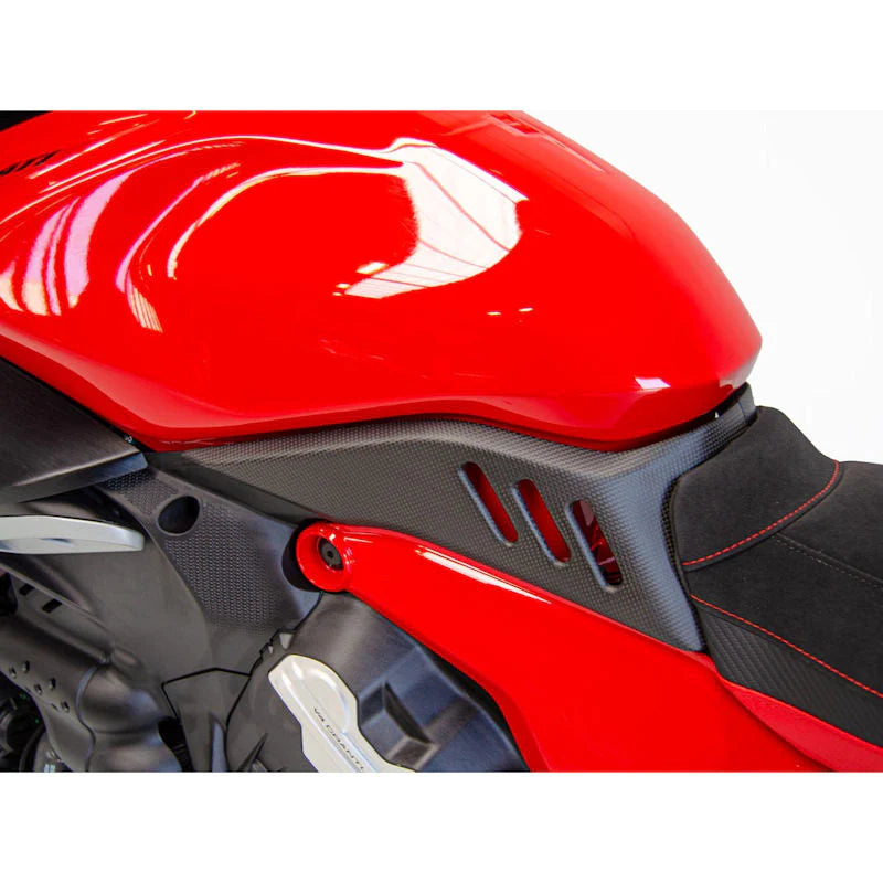 Ducabike DBK Carbon Fiber Tank Side Panel Set For Ducati Diavel V4