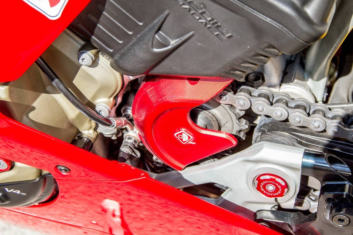 Ducabike DBK CP11 Panigale V4 Sprocket Cover - RED