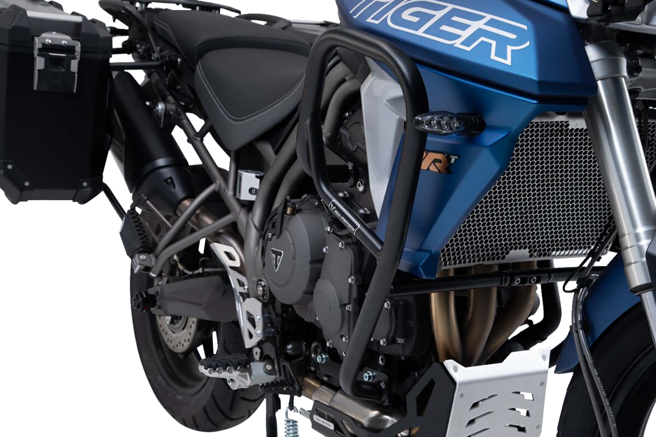 SW-Motech Crash Bar - Left/Right - Black - Triumph - Tiger 800