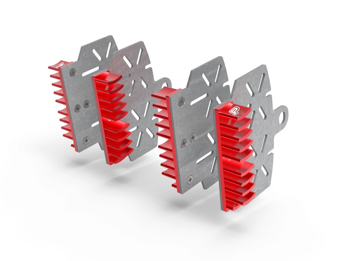 Ducabike DBK BPR04 Brake Plate Radiator - RED